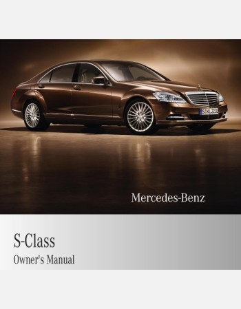 mercedes benz  s class 2010 2011 2012 owners manual rhd & lhd